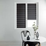 Store enrouleur jour et nuit 60 x 90 cm polyester daynight noir