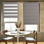 Store enrouleur jour / nuit teintes de gris - taupe - 42 x 190 cm