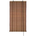 Store enrouleur - no name - folk - osier bambou - marron - 100 x h160 cm