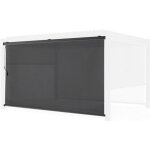Store pergola bioclimatique - 367 x 208 cm - gris anthracite