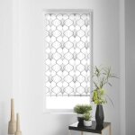 Store enrouleur tamisant - paris prix - lagune - blanc - 120x180cm
