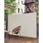 Paravent ext�rieur r�tractable - songmics - gsa165e - toile en polyester - brise - vue - pare - soleil ...