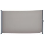 Store lat�ral brise - vue - outsunny - r�tractable paravent ext�rieur extensible protection solaire - ...