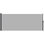 Outsunny - brise - vue - polyester - 400x4x160cm - gris clair