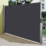 Stores latral paravent 16 x 35 m extrieur brise vue pour terrasse - gris anthracite