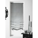 Store � remonter goutte deau gris clair 45x200 cm