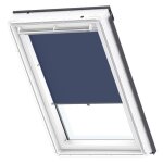 Velux store original rideau avec crochets rhl sk00 bleu fonc