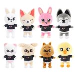 Stray kids peluche skzoo de 787 pouces poup�es en peluche douces de dessin anim� skz (ensemble de 8 pi�ces) ...