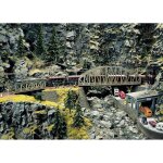 Structure en 3d avec plaque de rochers noch 58470