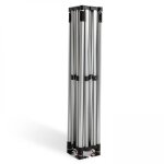Structure de tente pliante aluminium 3x3 m 40 mm - oviala
