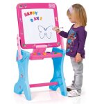 Jouet �ducatif - studio magn�tique 3 en 1 - rose - ardoise et tableau magn�tique - lettres incluses