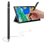 Stylet � �cran tactile pour t�l�phone portable tablette � double t�te type universel - noir - vvikizy ...