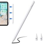 Stylet ipad - apple - charge magntique - reject de paume - sensibilit  linclinaison - compatible 2018 ...
