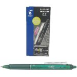 Stylo  bille effaable - pilot - blrt - fr7 g - frixion ball clicker - 0. 7mm - vert - pointe fine