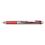 Stylo  bille nergtique rtractable - pentel - bl80 - b - pointe mtal 1mm - encre rouge
