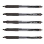 Stylos bille laknock sn100 / 14 - uni - ball - noir - pointe large 14mm - r�tractable - rechargeable