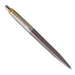 Stylo bille - parker - jotter - couleur gris - d�tails dor�s - rechargeable