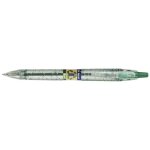 Stylo bille r�tractable b2p ecoball 10 - pilot - vert - rechargeable - non effa�able