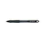 Stylo bille rtractable laknock - uniball - noir - encre super ink - matriaux recycls