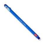 Stylo effaable - requin - roller - bleu - embout gomme - mixte