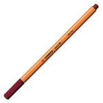 Stylo - feutre - point 88 - rouge bordeaux - pointe fine 04 mm - longueur dcriture 1000 m - capuchon ...