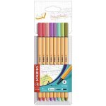 Feutre pointe fine - stabilo - point 88 - 8 stylos - 04 mm - multicolore