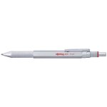 Stylo multifonction - rotring - 3 en 1 - bille fine - encre bleue - argent