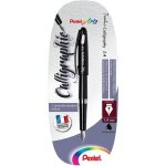 Stylo plume calligraphie - pentel - trc1 - 14a - pointe 14mm - plume large - non rechargeable