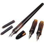 Stylo plume de calligraphie plumix - pilot - kit de 3 corps - noir - plume - non rechargeable