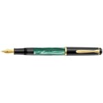 Stylo plume m 200 - pelikan - vert marbr - taille de plume: f