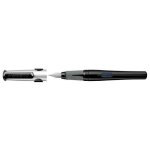 Stylo plume - pelikan - pelikano original p481l - pointe large - noir - ergonomique
