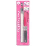 Stylo plume - pilot - parallel pen - 30 mm - couleur rose - rechargeable