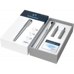 Stylo plume - argent - 3 plumes avec cartouches - schneider - callissima