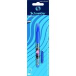 Stylo � plume - schneider - zippi - assortis - encre bleue - effa�able