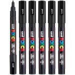 Stylo posca cf6 poche fine noir - ind�l�bile - etude - mixte