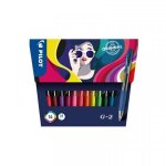 14 stylos roller - g - 2 - pilot - encre gel - pointe moyenne - assortiment