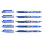 Stylos roller - pilot - frixion ball 05 - pointe fine - encre effaable - bleu