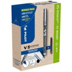 Stylo roller - pilot - v5 hi - tecpoint - fine - rechargeable - noir