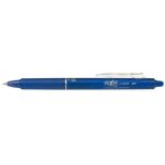 Stylo roller rtractable - pilot - frixion ball clicker 05 - encre bleue effaable - pointe fine