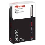 Stylo roller - rotring - rollerpoint - largeur trac: 05mm - noir