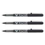 Stylos roller v ball vb5 - pilot - encre liquide - pointe m�tal fine noir