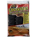 Substrat - zoo med - excavator xr10 - 4. 5 kg - produit naturel - marron