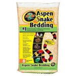 Substrat - zoo med - aspen snake bedding - copeaux de peuplier - 100% naturel - noir