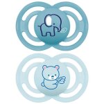 Sucettes - mam 2 sucettes perfect animaux d�s 6 mois (mod�le : �l�phant et ours)