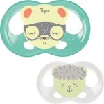 Tigex 2 sucettes soft touch night silicone + 18m phospho