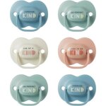 Sucettes - tommee tippee - 6 - 18 mois - lot de 6 - forme orthodontique symtrique silicone sans bpa