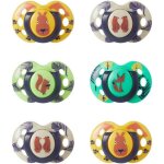 Sucettes - tommee tippee - fun - 18 - 36 mois - lot de 6 - forme orthodontique symtrique - silicone ...