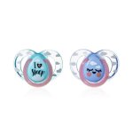 Tommee tippee 2 sucettes ctn nuit 6 - 18m