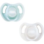 Sucettes - tommee tippee - ultra - lgres - 0 - 6 mois - lot de 2 sucettes monobloc sans bpa