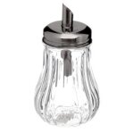 Sucrier en verre - paris prix - precious - acier inoxydable & verre - transparent